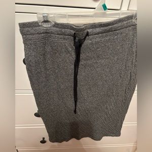 Sweater/sweat midi skirt